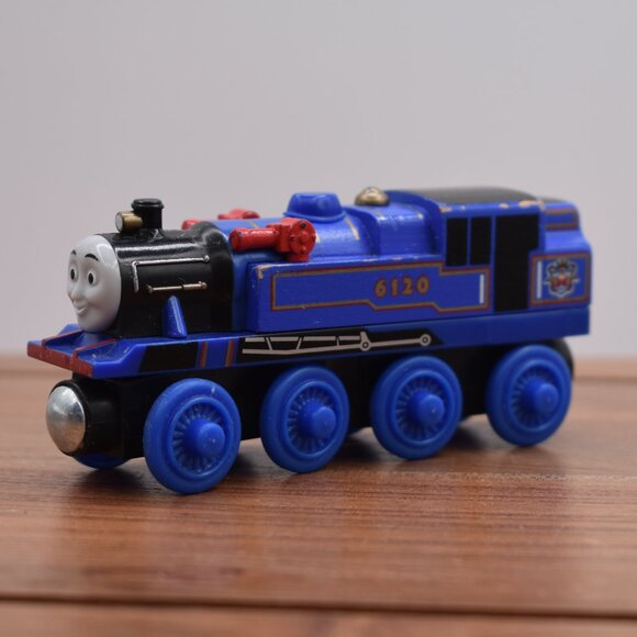 2003 BELLE 6120 Thomas Tank Engine Friends Wooden Railway Train VERY RARE - Picture 3 of 9